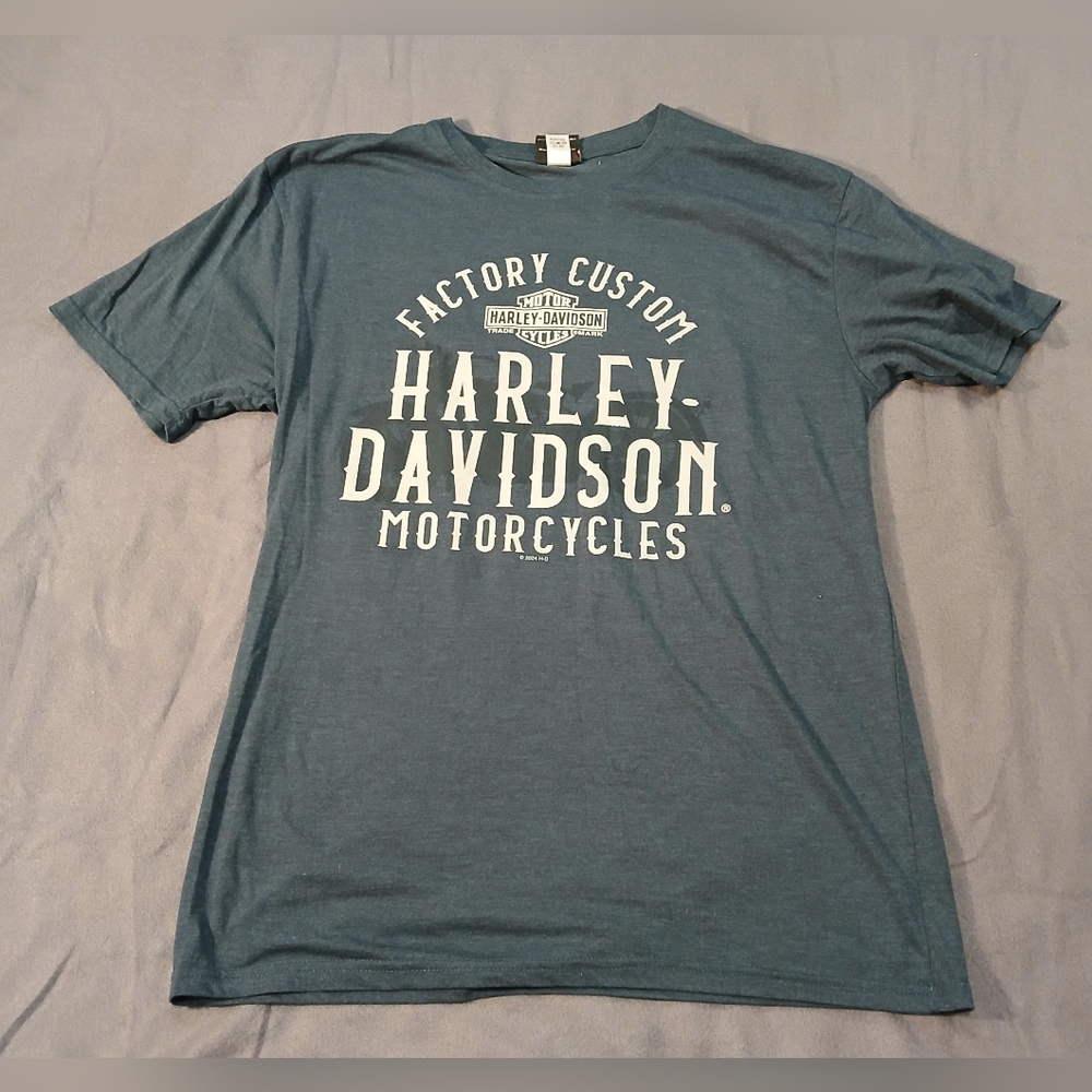 Harley-Davidson Teal Graphic Tee